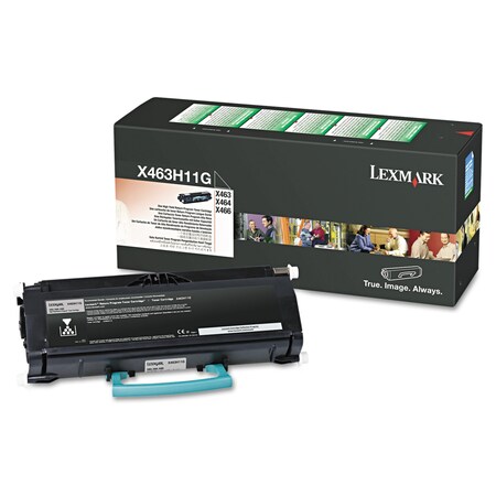 Lexmark Toner Cartridge, 9000 Page-Yield, Black X463H11G